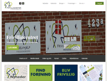 Tablet Screenshot of frivilligcenterfredensborg.dk